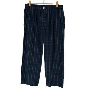 Land’s End Pajama Pants Plaid Cotton Lounge Sleepwear Men’s M